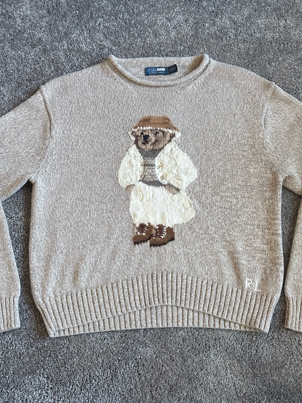 Polo Ralph Lauren Bear Knit Sweater S